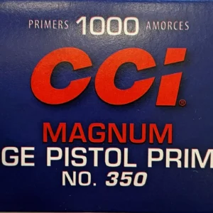 CCI Large Pistol Magnum Primers #350 Box of 1000 (10 Trays of 100)