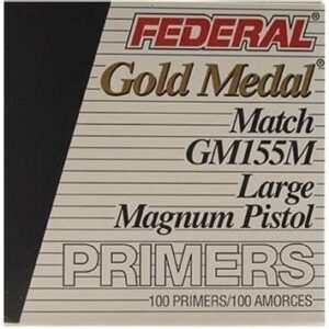 Federal Premium Gold Medal Large Pistol Magnum Match Primers #155M