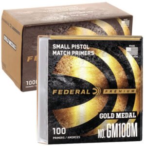 Federal Premium Gold Medal Small Pistol Match Primers #100M