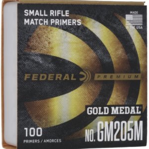 Federal Premium Gold Medal AR Match Grade Small Rifle Primers #GM205MAR