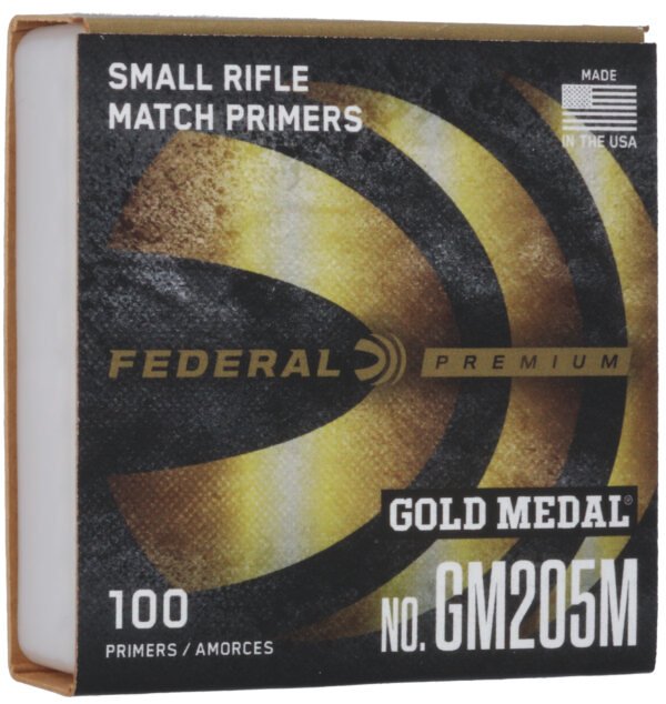 Federal Premium Gold Medal AR Match Grade Small Rifle Primers #GM205MAR