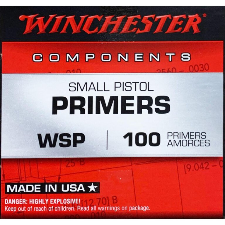 Winchester Small Pistol Primers #1-1/2
